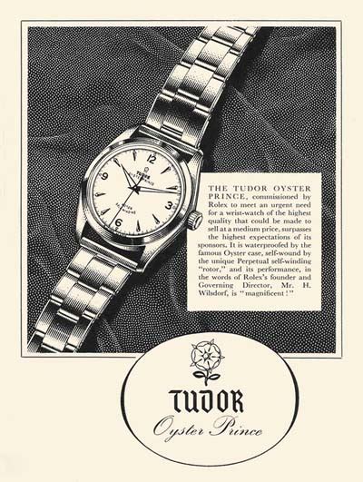 The Tudor Oyster Prince: a choice of character 